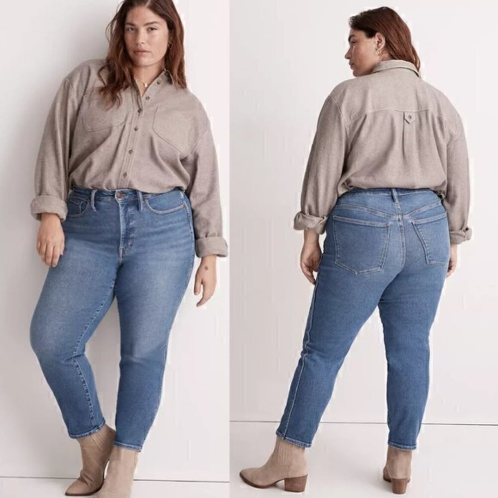 Madewell 11" High Rise Skinny Jeans Plus Size 36T NWOT